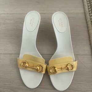 Gucci Women's Yellow Leather sandals - SOLD!